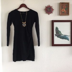 Ann Taylor Wool Black  Dress